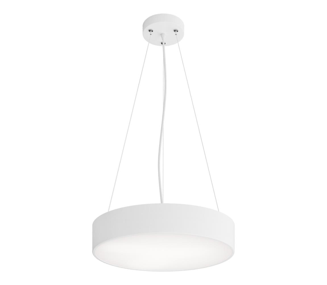 Żyrandol na lince CLEO 3xE27/24W/230V śr. 40 cm biały