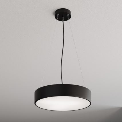 Żyrandol na lince CLEO 3xE27/24W/230V śr. 40 cm czarny