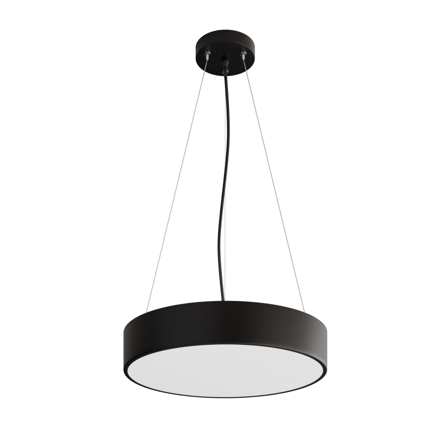 Żyrandol na lince CLEO 3xE27/24W/230V śr. 40 cm czarny