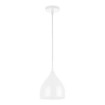 Żyrandol na lince COMO 1xE27/60W/230V śr. 17 cm biały