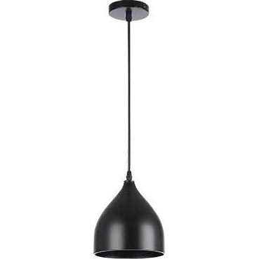 Żyrandol na lince COMO 1xE27/60W/230V śr. 17 cm czarny