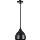 Żyrandol na lince COMO 1xE27/60W/230V śr. 17 cm czarny