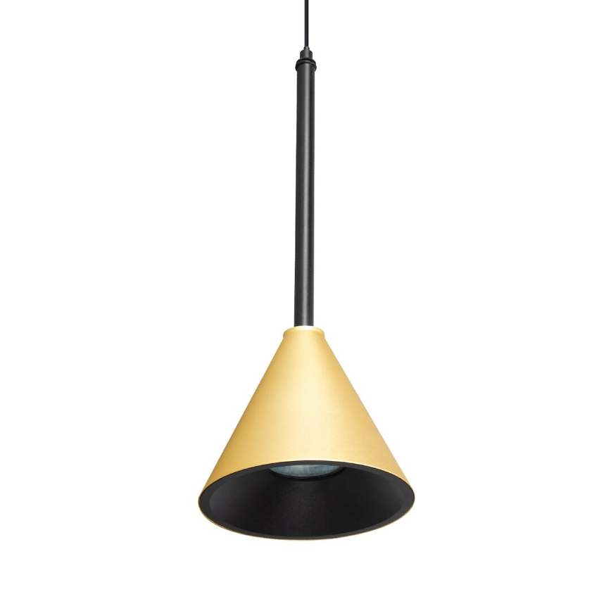 Żyrandol na lince CONE 1xGU10/10W/230V złoty/czarny
