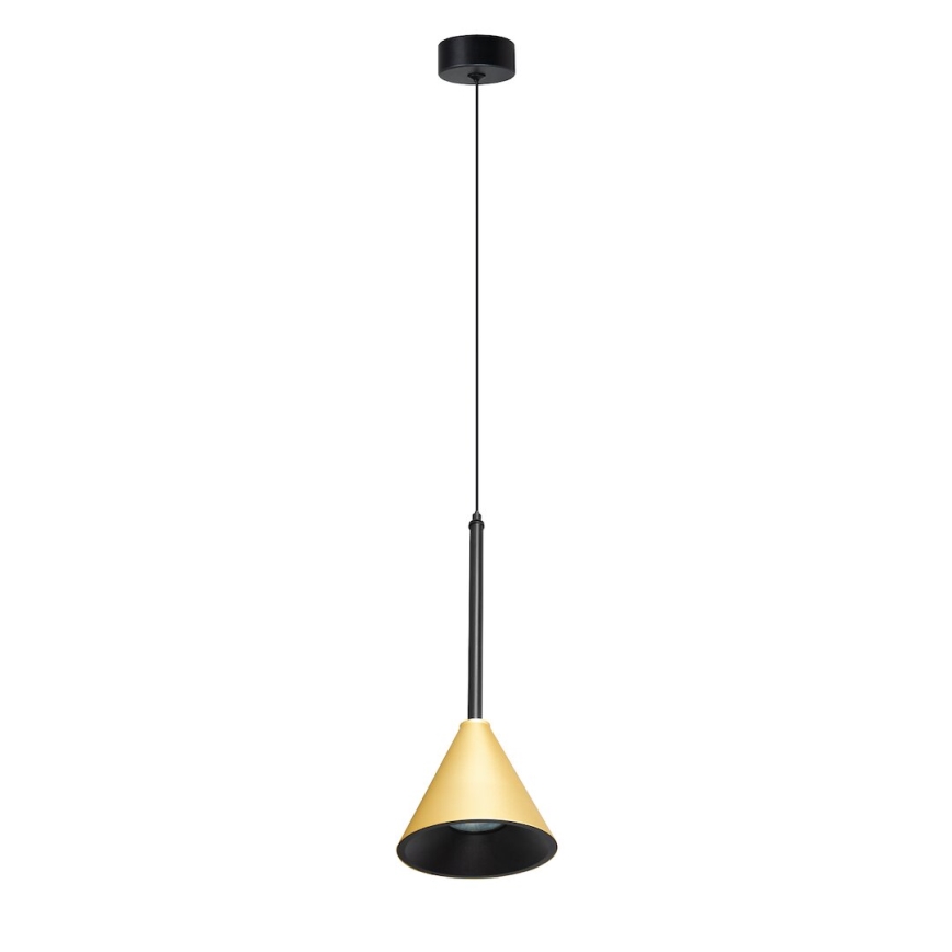 Żyrandol na lince CONE 1xGU10/10W/230V złoty/czarny