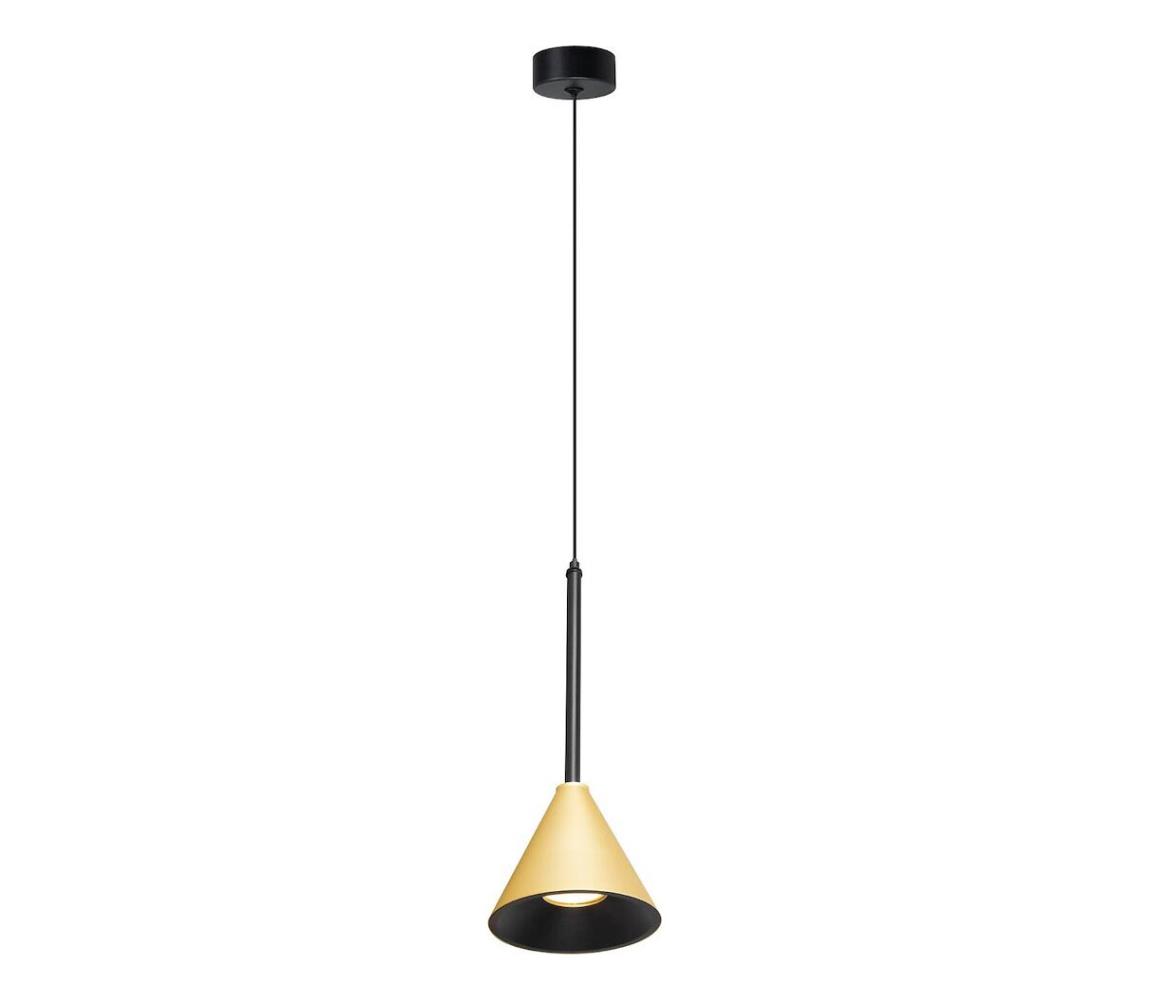 Żyrandol na lince CONE 1xGU10/10W/230V złoty/czarny