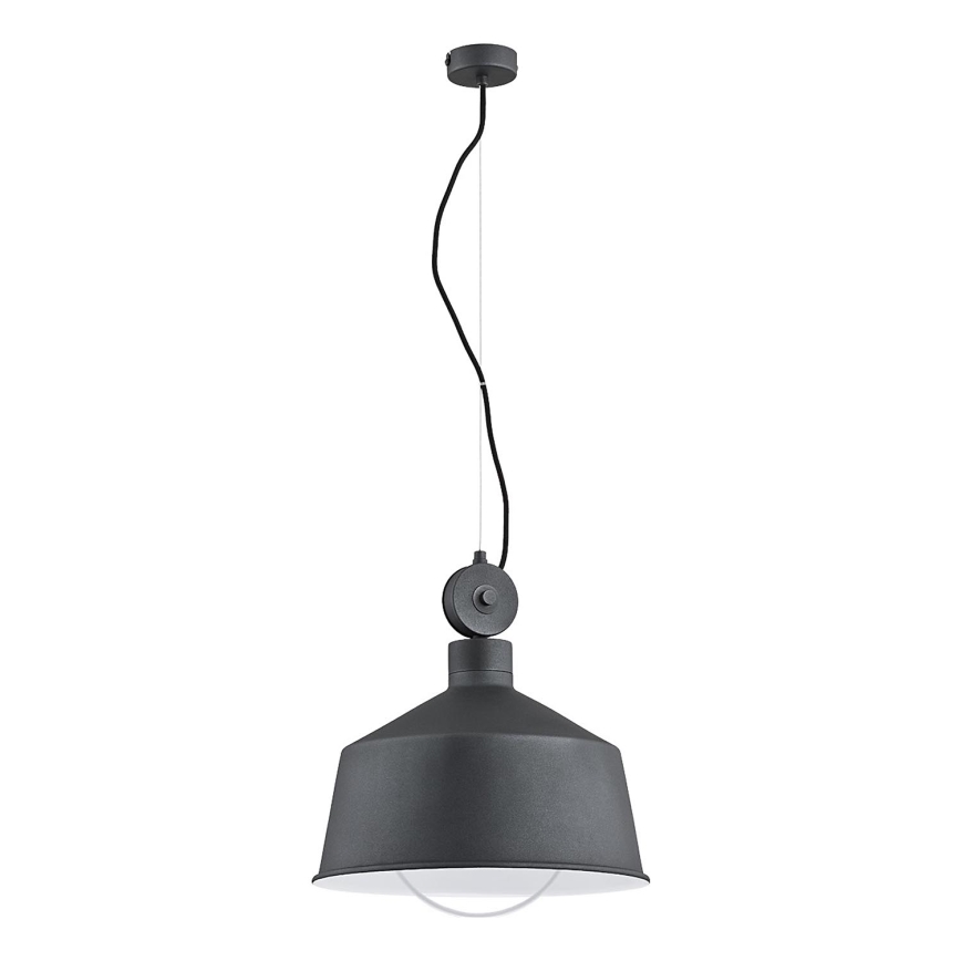 Żyrandol na lince CORA 1xE27/15W/230V szary