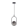 Żyrandol na lince CORDEL 1xG9/28W/230V czarny/dymny czarny
