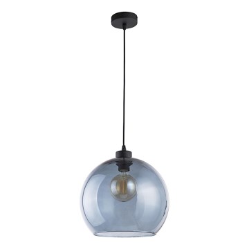 Żyrandol na lince CUBUS 1xE27/60W/230V niebieski