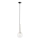 Żyrandol na lince DAISY 1xG9/12W/230V śr. 14 cm chrom błyszczący/czarny/przezroczysty