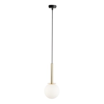Żyrandol na lince DAISY 1xG9/12W/230V śr. 14 cm złoty/czarny/biały