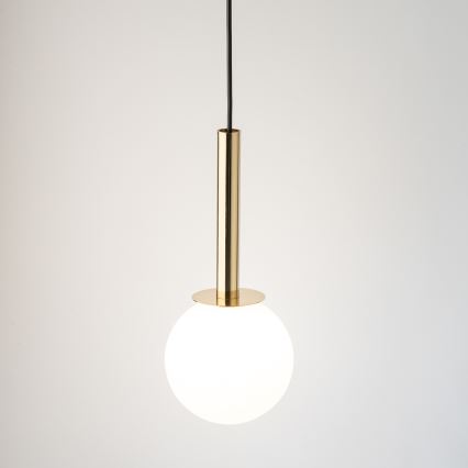 Żyrandol na lince DAISY 1xG9/12W/230V śr. 14 cm złoty/czarny/biały