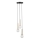 Żyrandol na lince DAISY 3xG9/12W/230V śr. 27 cm złoty/czarny/biały