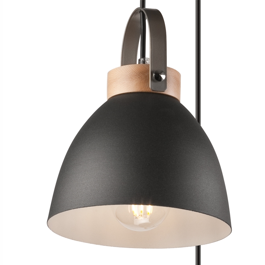 Żyrandol na lince DANIELLE 3xE27/60W/230V buk