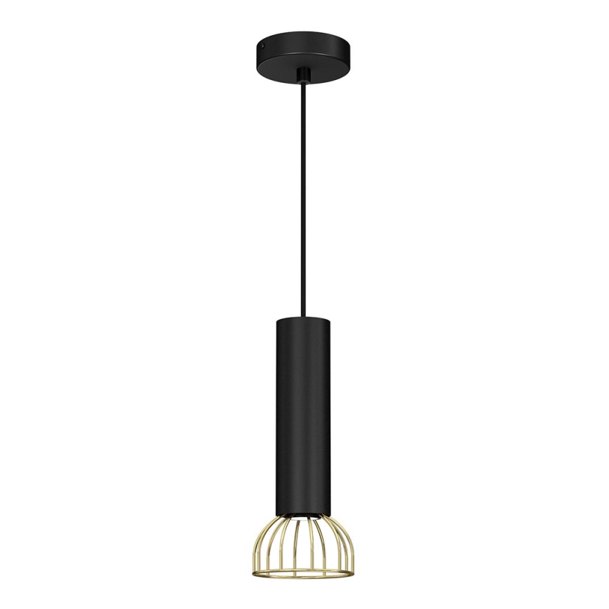 Żyrandol na lince DANTE 1xGU10/25W/230V czarny/złoty