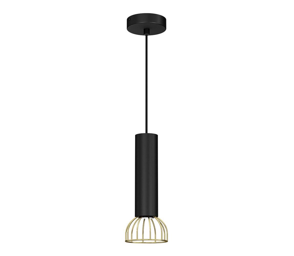 Żyrandol na lince DANTE 1xGU10/25W/230V czarny/złoty