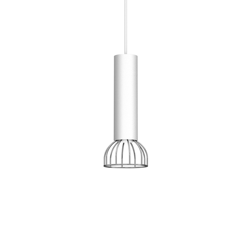 Żyrandol na lince DANTE 1xGU10/25W/230V srebrny/chrom błyszczący