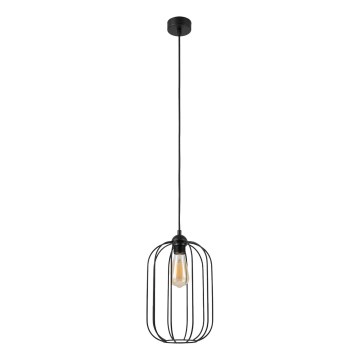 Żyrandol na lince DESTELLO 1xE27/15W/230V śr. 21 cm czarny