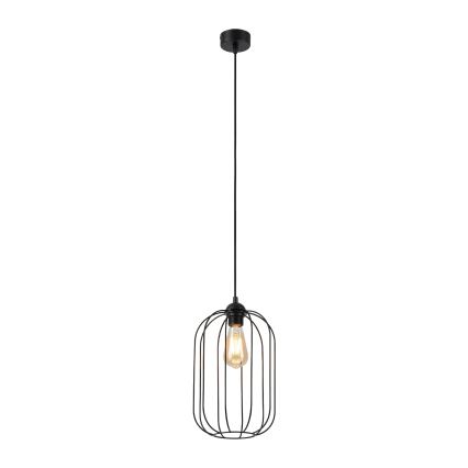 Żyrandol na lince DESTELLO 1xE27/15W/230V śr. 21 cm czarny