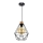 Żyrandol na lince DIAMENT 1xE27/60W/230V dąb – FSC certyfikowano