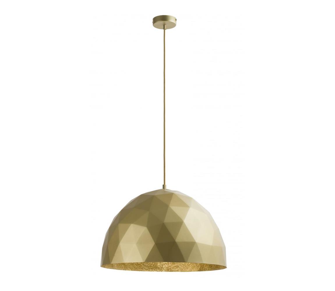 Żyrandol na lince DIAMENT 1xE27/60W/230V śr. 50 cm złoty