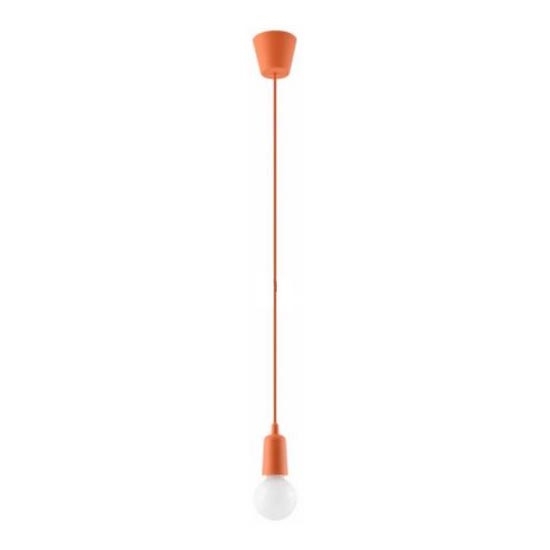 Żyrandol na lince DIEGO 1xE27/60W/230V pomarańczowy