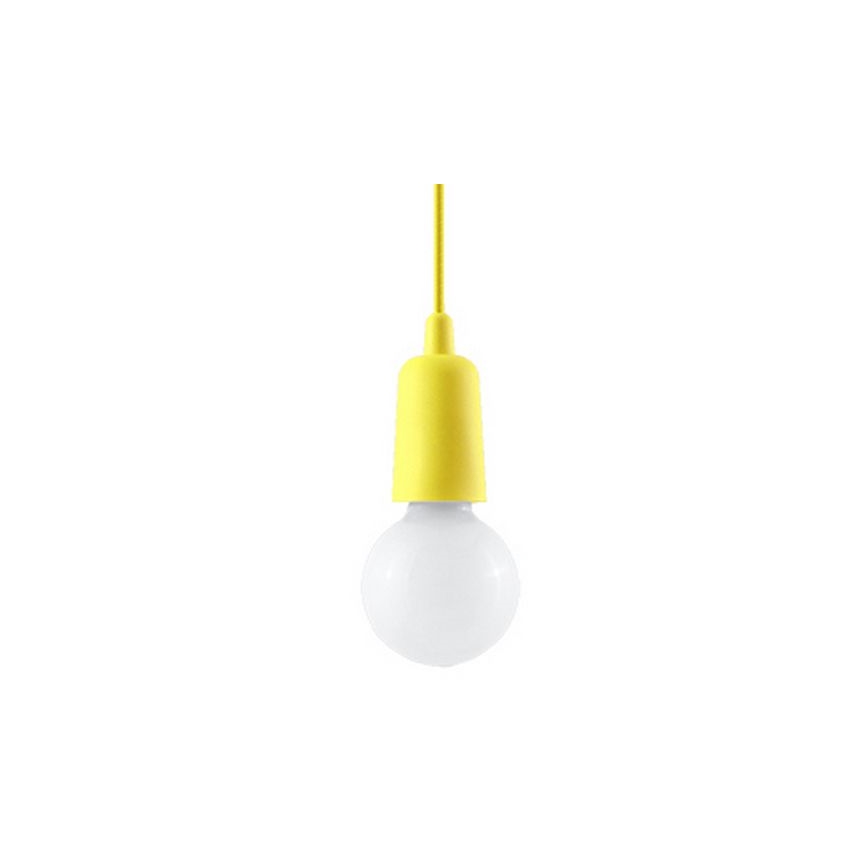 Żyrandol na lince DIEGO 1xE27/60W/230V żółty