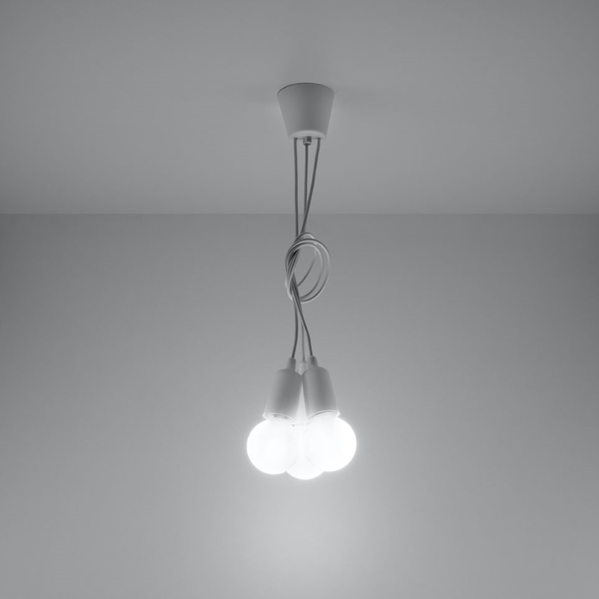 Żyrandol na lince DIEGO 3xE27/60W/230V