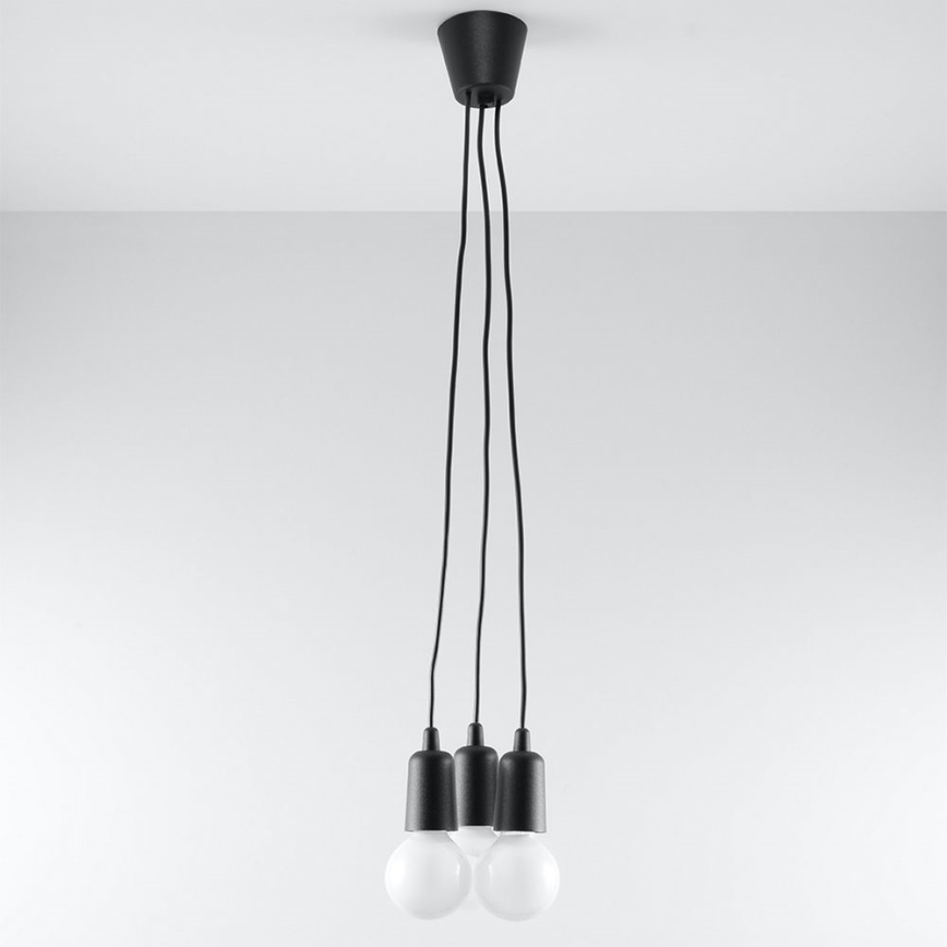 Żyrandol na lince DIEGO 3xE27/60W/230V
