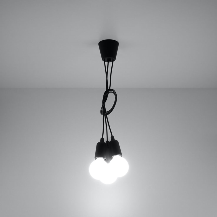 Żyrandol na lince DIEGO 3xE27/60W/230V