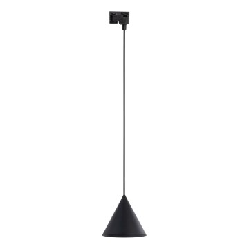 Żyrandol na lince do 1-fazowego systemu szynowego CONO 1xE27/15W/230V czarny