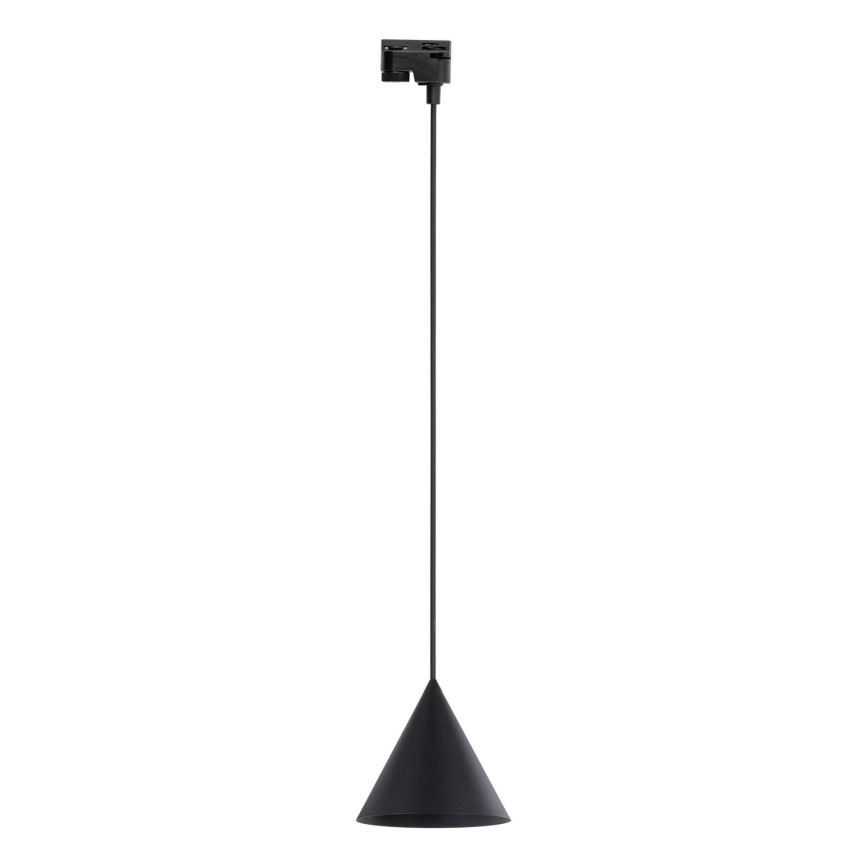 Żyrandol na lince do 1-fazowego systemu szynowego CONO 1xE27/15W/230V czarny