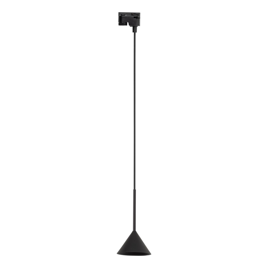 Żyrandol na lince do 1-fazowego systemu szynowego CONO MINI 1xGU10/10W/230V czarny
