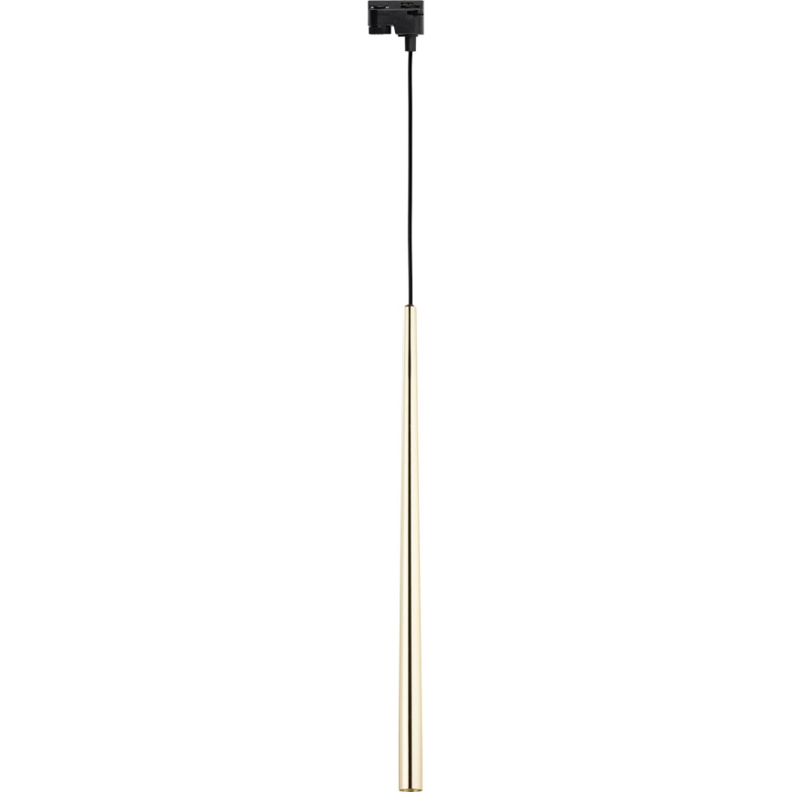 Żyrandol na lince do 1-fazowego systemu szynowego PIANO 1xG9/8W/230V złoty/czarny