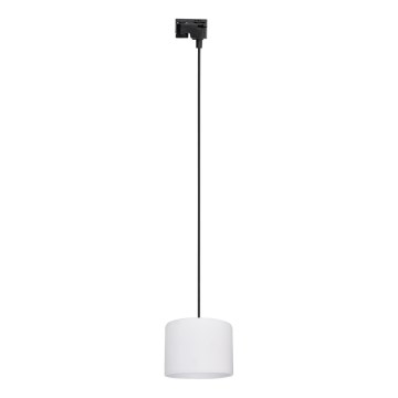 Żyrandol na lince do 1-fazowego systemu szynowego TRACER 1xE27/15W/230V śr. 20 cm czarny/biały