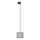 Żyrandol na lince do 1-fazowego systemu szynowego TRACER 1xE27/15W/230V śr. 20 cm czarny/szary