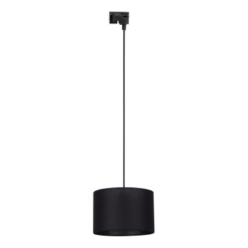 Żyrandol na lince do 1-fazowego systemu szynowego TRACER 1xE27/15W/230V śr. 30 cm czarny