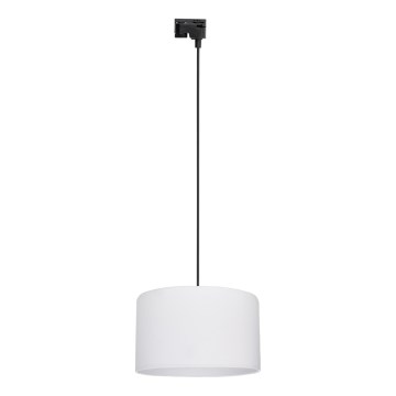 Żyrandol na lince do 1-fazowego systemu szynowego TRACER 1xE27/15W/230V śr. 38 cm czarny/biały