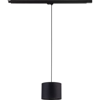 Żyrandol na lince do 3-fazowego systemu szynowego TRACER 1xE27/15W/230V śr. 20 cm czarny