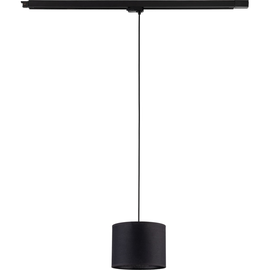 Żyrandol na lince do 3-fazowego systemu szynowego TRACER 1xE27/15W/230V śr. 20 cm czarny