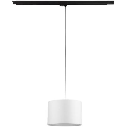 Żyrandol na lince do 3-fazowego systemu szynowego TRACER 1xE27/15W/230V śr. 30 cm czarny/biały