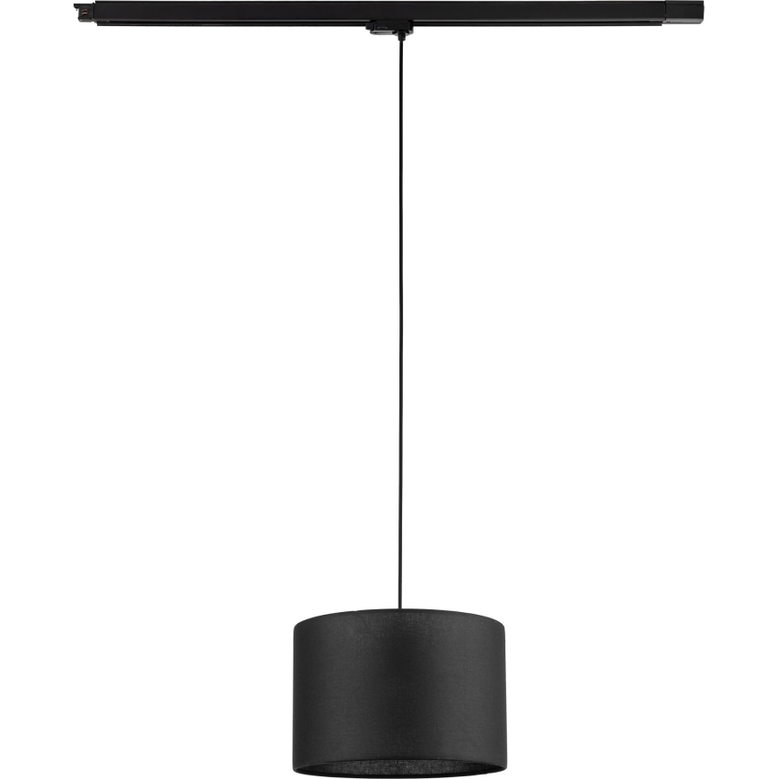 Żyrandol na lince do 3-fazowego systemu szynowego TRACER 1xE27/15W/230V śr. 30 cm czarny