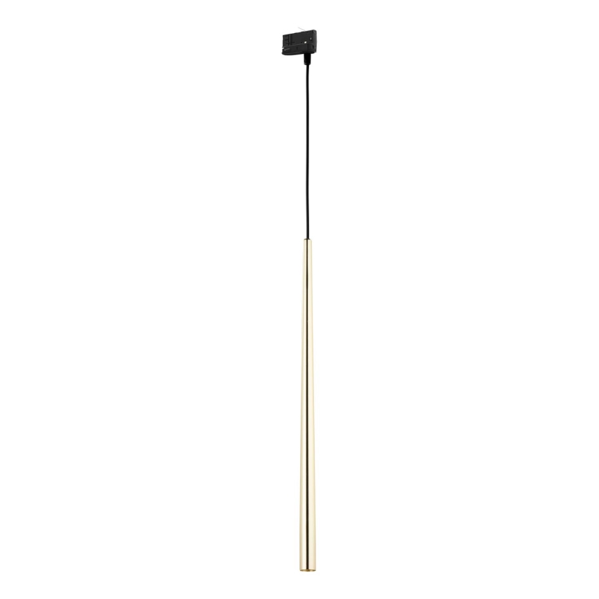 Żyrandol na lince do 3-fazowego systemu szynowego PIANO 1xG9/8W/230V złoty/czarny