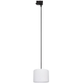 Żyrandol na lince do 3-fazowego systemu szynowego TRACER 1xE27/15W/230V śr. 20 cm czarny/biały