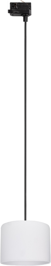 Żyrandol na lince do 3-fazowego systemu szynowego TRACER 1xE27/15W/230V śr. 20 cm czarny/biały