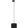 Żyrandol na lince do 3-fazowego systemu szynowego TRACER 1xE27/15W/230V śr. 20 cm czarny