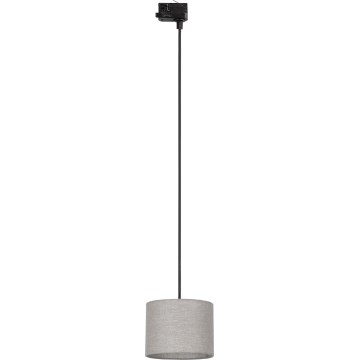 Żyrandol na lince do 3-fazowego systemu szynowego TRACER 1xE27/15W/230V śr. 20 cm czarny/szary