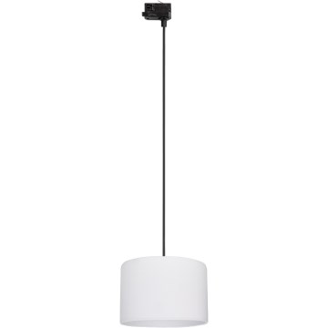 Żyrandol na lince do 3-fazowego systemu szynowego TRACER 1xE27/15W/230V śr. 30 cm czarny/biały