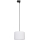 Żyrandol na lince do 3-fazowego systemu szynowego TRACER 1xE27/15W/230V śr. 30 cm czarny/biały