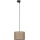 Żyrandol na lince do 3-fazowego systemu szynowego TRACER 1xE27/15W/230V śr. 30 cm czarny/brązowy