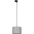 Żyrandol na lince do 3-fazowego systemu szynowego TRACER 1xE27/15W/230V śr. 30 cm czarny/szary